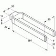 Держатель полотенца двойной Kludi E2 4999005