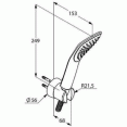 Душевой гарнитур 1 режим струи Kludi Fizz 6765005-00