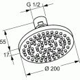 Душевая система встраиваемая со смесителем Kludi Bozz 386300576 (7 в 1)