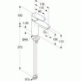 Смеситель для раковины Kludi Pure and Solid 342920575