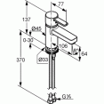 Смеситель для раковины Kludi Zenta 382519175