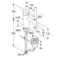 Смеситель для раковины Kludi Bozz 382630576