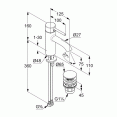 Смеситель для раковины Kludi Bozz 382660576