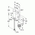 Смеситель для раковины Kludi Bozz 382880576