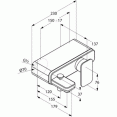 Смеситель для ванны с изливом Kludi E2 494450575